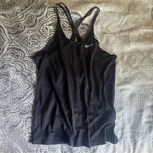 Nike Women's Black Racerback Tank Top